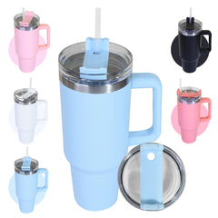 Stainless Steel with Handle, Vacuum Insulated Tumblers,Double Wall Travel Coffee Mug