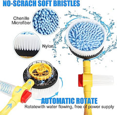 Automatic Rotary Long Handle Car Cleaning Brush